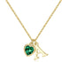 How to Choose the Perfect 14K Gold Plated A-Z Initial Heart Birthstone Necklace for a Personalized Gift