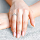 10K Gold 14K Gold 18K Gold Round Cut Moissanite Engagement Ring