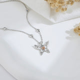 925 Sterling Silver Birthstone Dragonfly Anklet Butterfly Anklet Irish Celtic Jewelry for Women