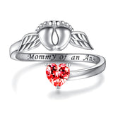 Sterling Silver Miscarriage Mother Loss of Pregnancy Ring Losing Child for Women