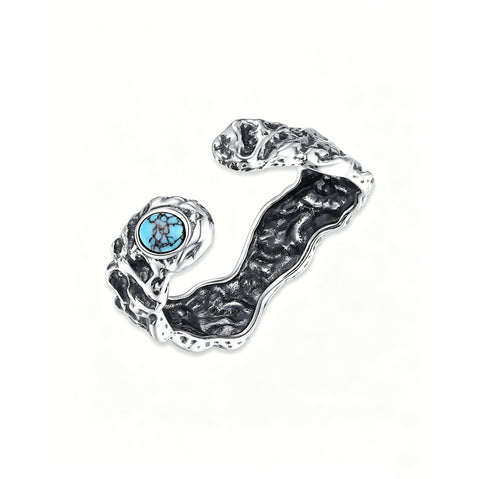 Sterling Silver Turquoise Adjustable  Rings for Women