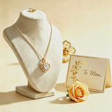 14K Gold Plated Heart Birthstone Heart Necklace for Women Fashion Wedding Anniversary Birthday Gifts