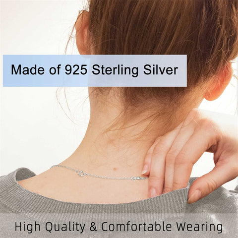 Sterling Silver 3 Pcs Extender Chain Necklace