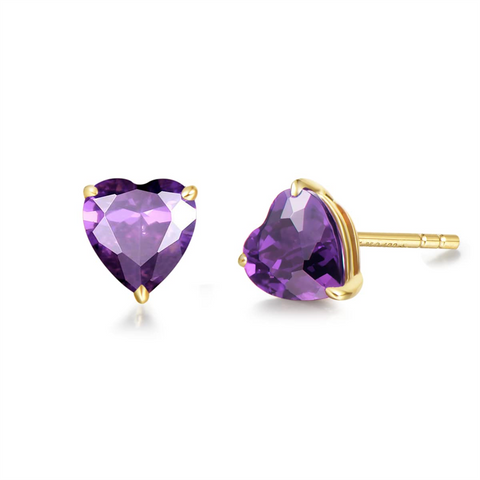 14k Gold 1.25cttw Genuine Natural Gemstone Stud Earrings