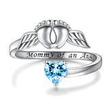 Sterling Silver Miscarriage Mother Loss of Pregnancy Ring Losing Child for Women