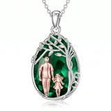 Sterling Silver Crystal Father Daughter Pendant Necklace from Dad  I Love You Forever Jewelry