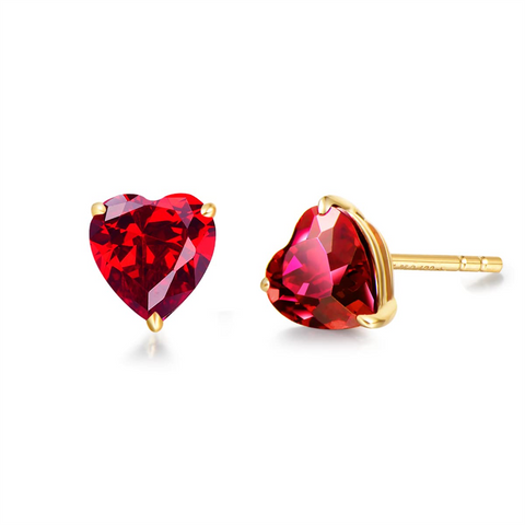 14k Gold 1.25cttw Genuine Natural Gemstone Stud Earrings