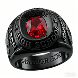 Copper Sterling Silver Custom Birthstone Class Ring for Men