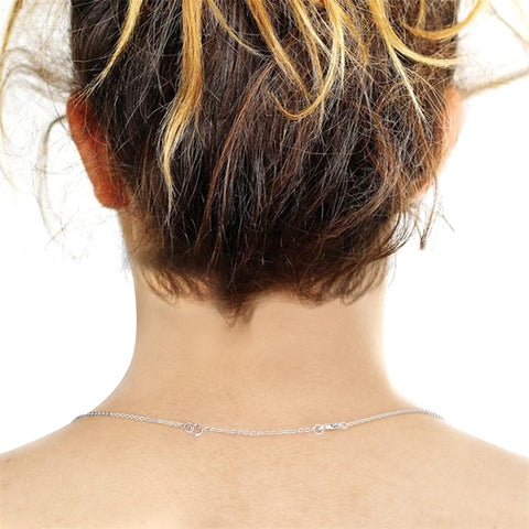 Sterling Silver 3 Pcs Extender Chain Necklace