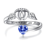 Sterling Silver Miscarriage Mother Loss of Pregnancy Ring Losing Child for Women