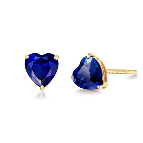 14k Gold 1.25cttw Genuine Natural Gemstone Stud Earrings