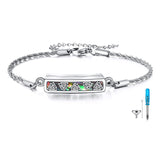 Urn Bracelet for Ashes 925 Sterling Silver Cremation Jewelry for Ashes Keepsake