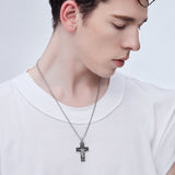 Sterling Silver Cross Pendant Necklace Christian Religious Jewelry Gifts for Anniversary