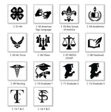 Sterling Silver Personalized Birthstone Engraved High School Class Ring Graduation Ring