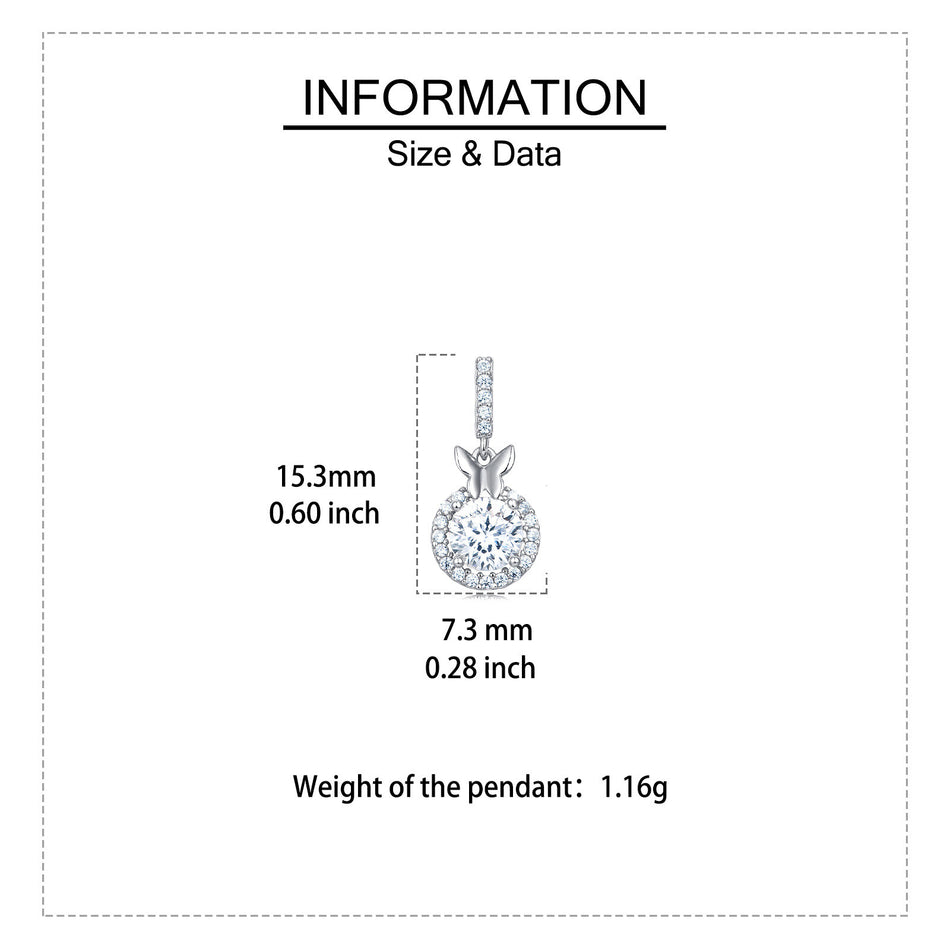 925 Sterling Silver Elegant Butterfly Moissanite Earrings In Silver With Sparkling Accents