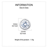 925 Sterling Silver Elegant Moissanite Stud Earrings In Platinum Setting