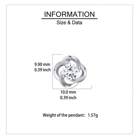 925 Sterling Silver Elegant Floral Moissanite Stud Earrings In Sterling Silver