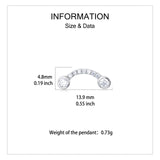 925 Sterling Silver Elegant Moissanite Pav¨¦ Stud Earrings With Double Accent Gems