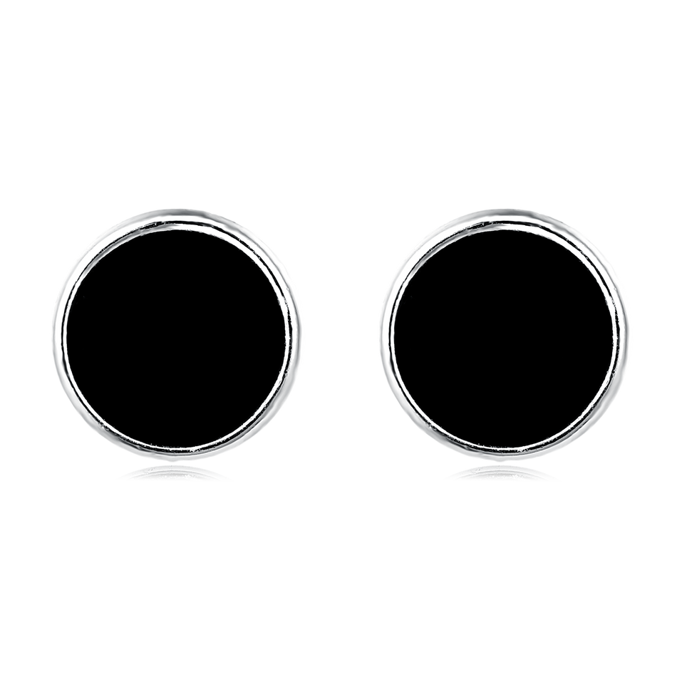 925 Sterling Silver Dual Circular Design Elements