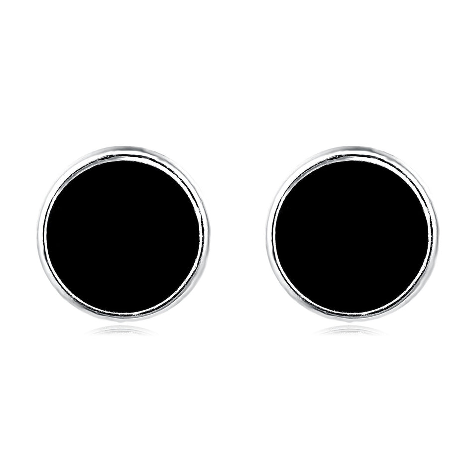 925 Sterling Silver Dual Circular Design Elements