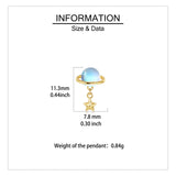 925 Sterling Silver Celestial Elegance Plated With Gold-plated Star Drop Earrings