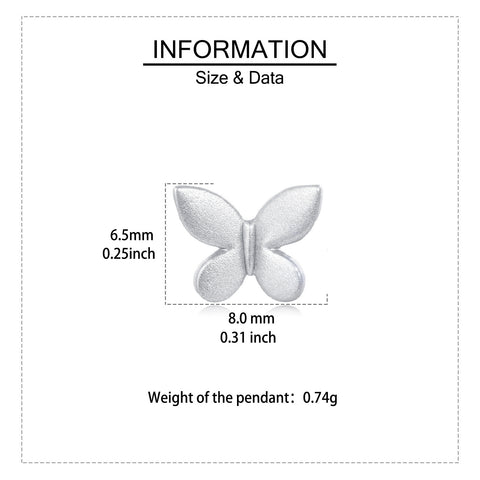 925 Sterling Silver Symmetric Silver Butterfly Earrings: Elegant Metallic Jewelry Design