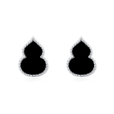 925 Sterling Silver Elegant Teardrop Earrings With Pearl-edged Design