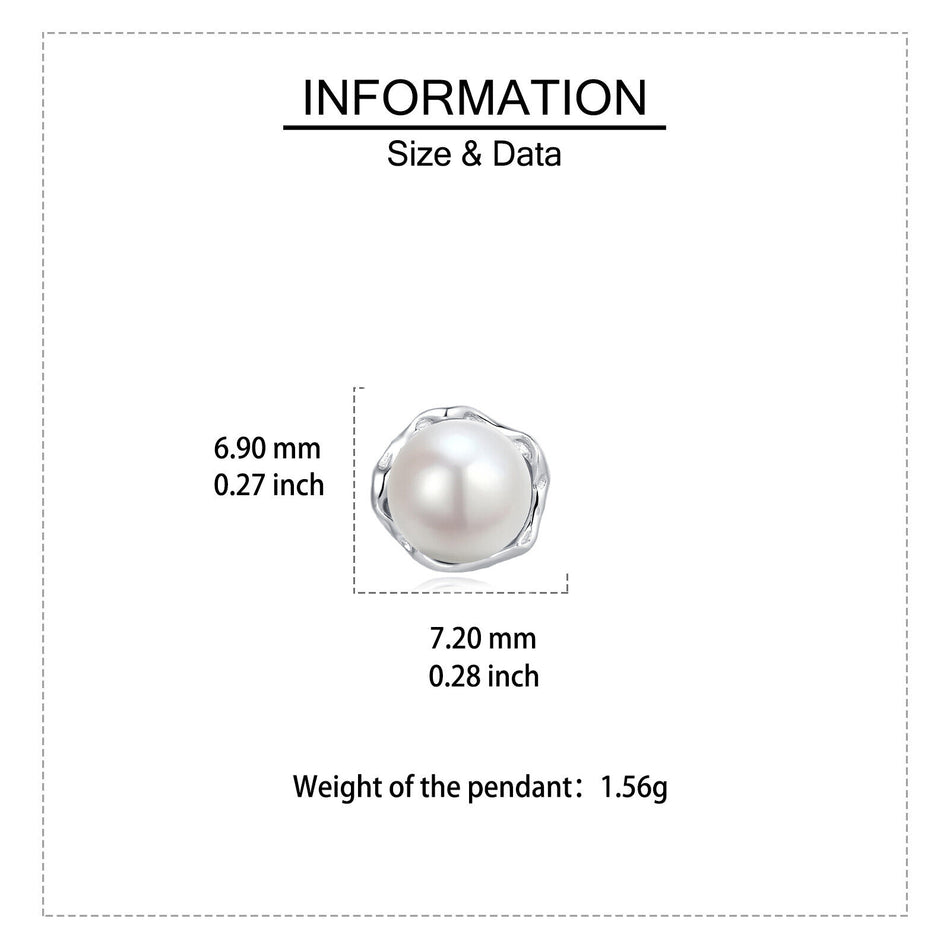 925 Sterling Silver Elegant Pearl Stud Earrings In Silver Floral Setting