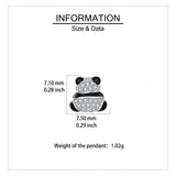 925 Sterling Silver Luxury Zircon Frog Stud Earrings