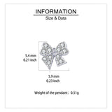925 Sterling Silver Elegant Butterfly Zircon Earrings On Dark Blue Velvet Background