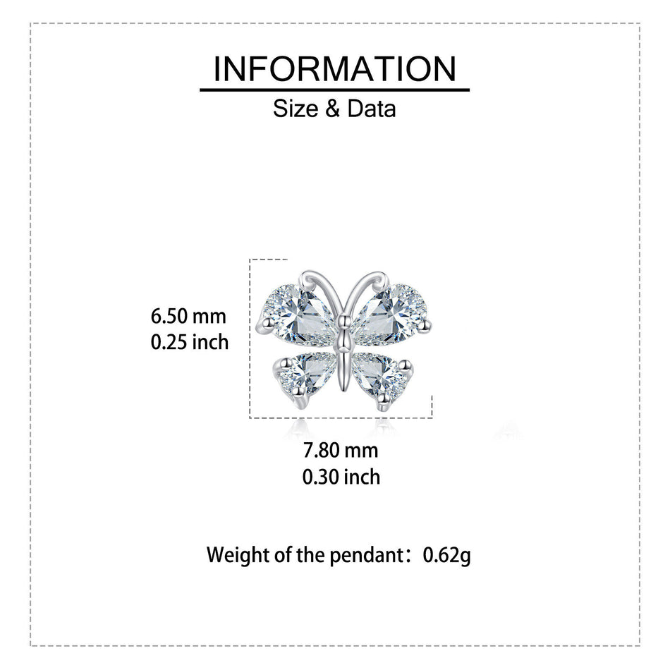 925 Sterling Silver Elegant Zircon Floral Stud Earrings