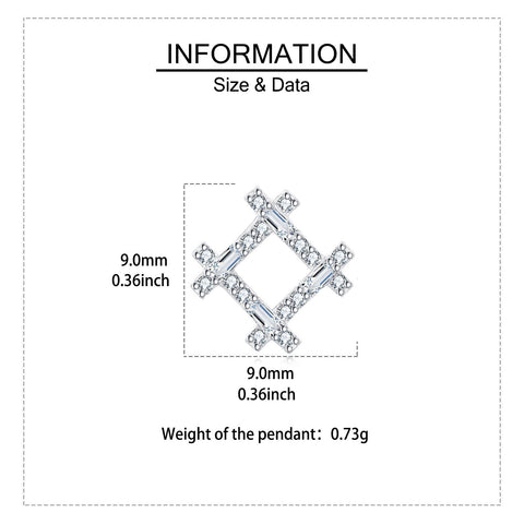 925 Sterling Silver Elegant Silver Geometric Zircon Stud Earrings With Floral Accent