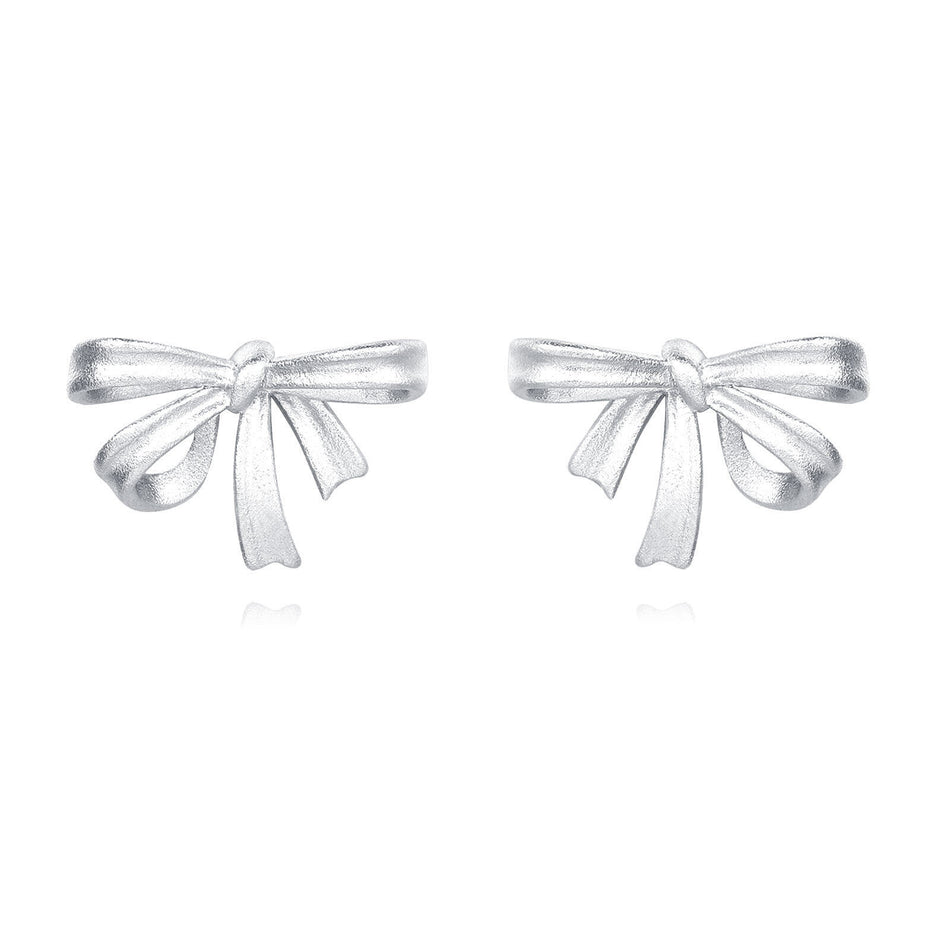 925 Sterling Silver Elegant Silver Metallic Bows For Gift Wrapping And Decor
