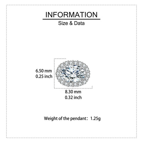 925 Sterling Silver Elegant Moissanite Stud Earrings With Classic Halo Design ¨C Luxury Jewelry