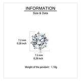 925 Sterling Silver Elegant Moissanite Stud Earrings In Silver: Timeless Beauty Meets Modern Simplicity