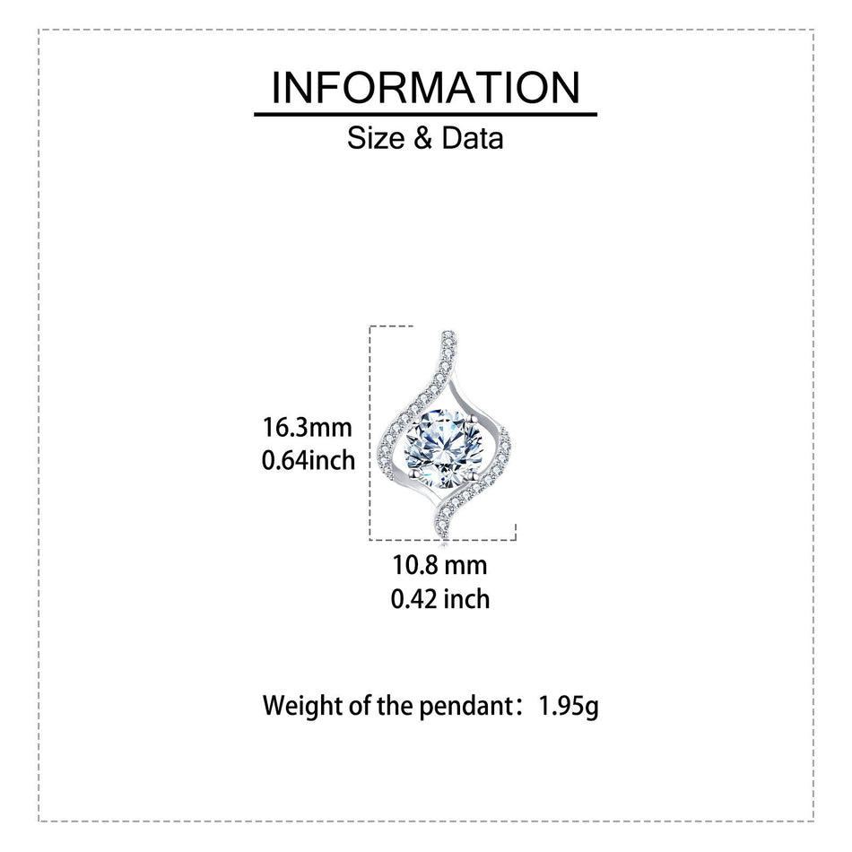 925 Sterling Silver Elegant Moissanite Stud Earrings With Twisted Silver Design