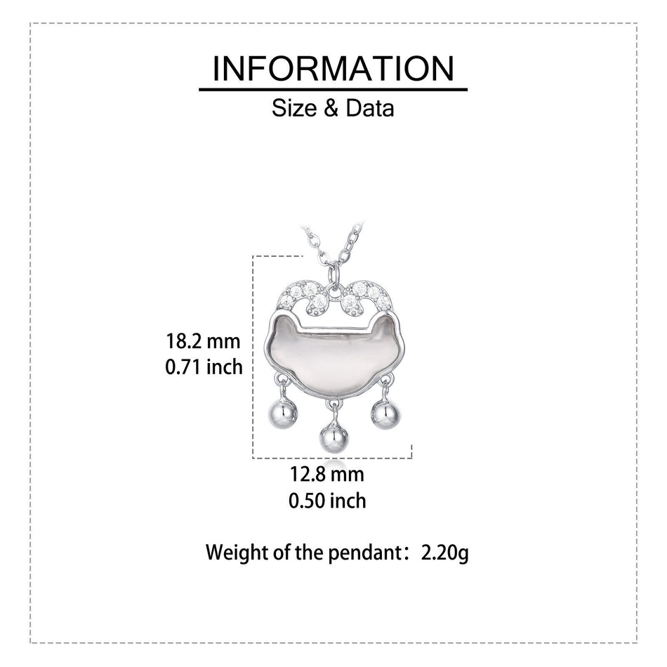 925 Sterling Silver Elegant Silver Cloud Pendant Necklace With Zircon Accents And Dangling Spheres