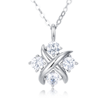 925 Sterling Silver Elegant Zircon Cross Pendant Necklace In Sterling Silver – Timeless Luxury Jewelry