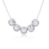 925 Sterling Silver **zircon-encrusted Heart-shaped Pendant Necklace**