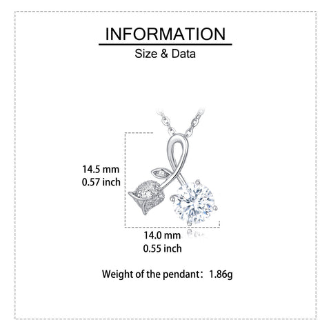 925 Sterling Silver Elegant Moissanite Ribbon Necklace With Silver Chain And Sparkling Leaf Accents