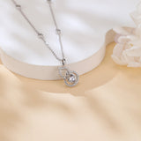 925 Sterling Silver Gourd Pendant Necklace