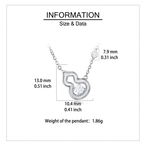 925 Sterling Silver Elegant  Moissanite Pendant Necklace With Delicate Chain And Charm