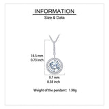 925 Sterling Silver Elegant Solitaire Moissanite Necklace In Plated with White Gold – Timeless Luxury Jewelry