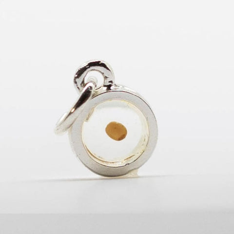 Sterling Silver Mustard Seed Charm for Necklace