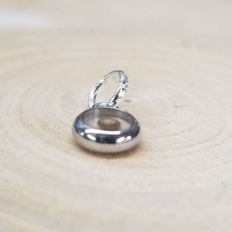 Sterling Silver Mustard Seed Charm for Necklace