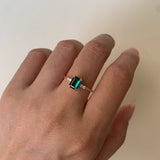 10K 14k 18K Gold Vintage Emerald Wedding Ring