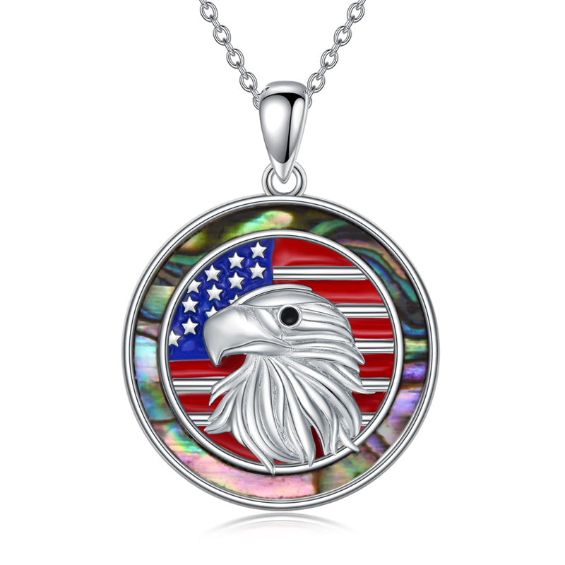 Sterling Silver Bald Eagle Dove Koi Fish Horse Pendant Necklace
