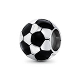 Sterling Silver Volleyball Baseball Basketball Football Soccer Sport Charm Beads