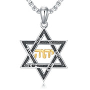 Star Of David Necklace 925  Silver Jewish Star Necklace Magen David Pendant  Jewish Jewelry Gifts for Men Women