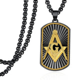 14K Gold Plated Masonic Cross Compass St Michael St Christopher Santa Muerte Star of David Pendant Necklace